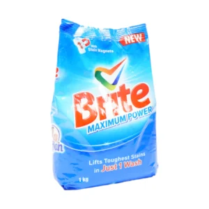 BRITE WASHING POWDER MAXIMUM POWER 1 KG - Image 1