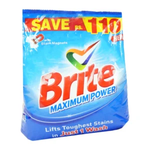 BRITE WASHING POWDER MAXIMUM POWER 3KG - Image 1
