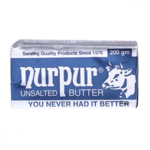 NURPUR BUTTER UNSALTED 200GM - Image 1