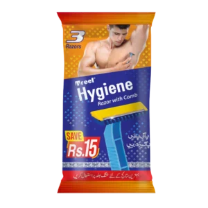 TREET HYGIENE RAZOR WITH COMB 3PCS ROMO PACK - Image 1