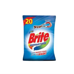 BRITE WASHING POWDER MAXIMUM POWER 40GM - Image 1