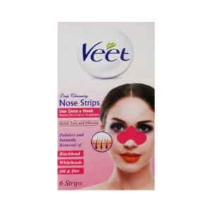 VEET NOSE STRIPS PINK 6PCS - Image 1