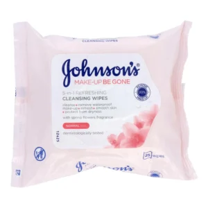 JOHNSONS MAKEUP WIPES PAMPERIN 25 WIPES - Image 1