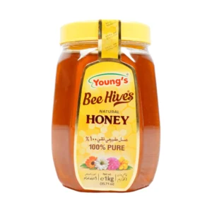 YOUNGS BEE HIVES HONEY NATURAL PET BOTTLE 1 KG - Image 1