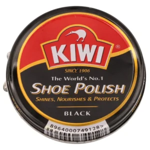 KIWI SHOE POLISH BLACK TIN 90 ML - Image 1