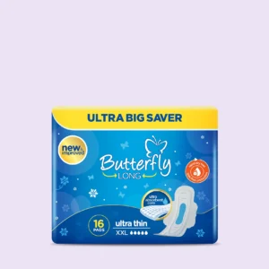 Butterfly Long Ultra Big Saver Sanitary Pads XXL 16 Pcs - Image 1