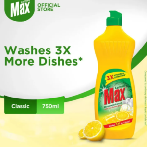 Lemon Max Dishwash Liquid Bottle 750ml - Image 1