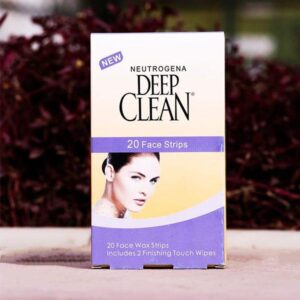 NEUTROGENA DEEP CLEAN FACE WAX STRIPS 20PC - Image 1