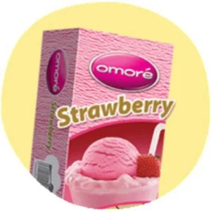 OMORE ICECREAM STRAWBERRY BP 800ML - Image 1